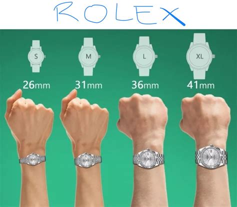 rolex sizes|rolex bracelet size chart.